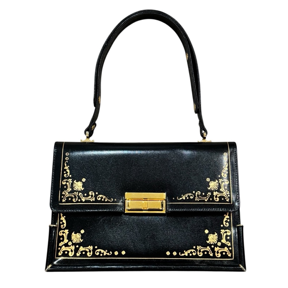 Misuri Kelly Bag with Gold Corners